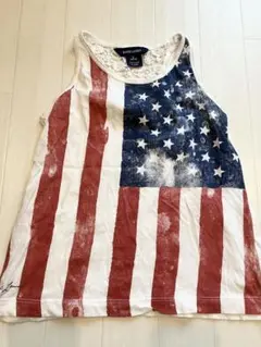 RALPH LAUREN アメリカ国旗タンクトップ 6 120センチ