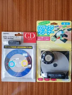 ①NAGAOKAレンズクリーナーCDL-14 ②CDディスククリーナーの2品