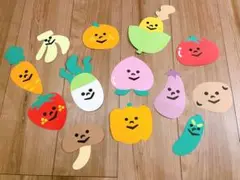 壁面飾り 献立 給食 食育 野菜 くだもの