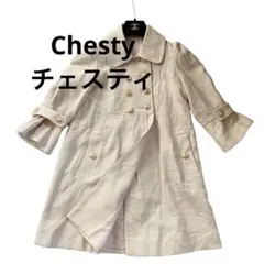 チェスティ Chesty ツイードコートサイズ0 ベージュ