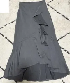 アシンメトリー ロングスカート