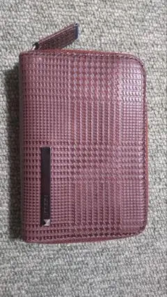 NOBLE ブラウン カードケース 透明窓付き
