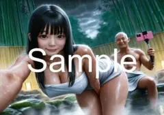 A4サイズアートポスター 1点もの 美女ポスター最高品質 D-D-８１