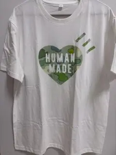 ハートプリント　Tシャツ ホワイト