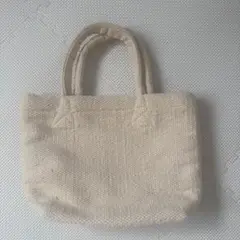 無印　生成り　バッグ