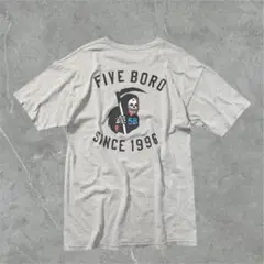 【NYC発】FIVEBOROリーパープリントグラフィックTシャツLスケートボード