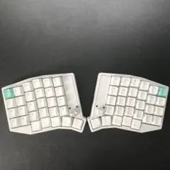 【完成品】Bluetooth 64キー自作キーボード 親指ロープロファイル 印字