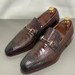 ☆極希少 リアルオーストレッグ☆GUCCI ホースビット ビジネスシューズ