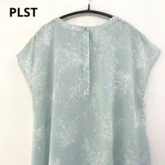 【未使用】PLST ティアード 花柄 ワンピース ミントグリーン インナー付き