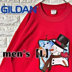 E40【GILDAN】プリントスェット【メンズL】レッド