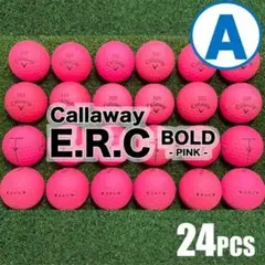 【S106】キャロウェイ ERC BOLD ピンク ロストボール 24球 S106】キャロウェイ ERC BOLD ピンク ロストボール 24球