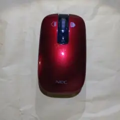 動作確認済み　NEC ワイヤレスマウス MG-1132 レッド　純正