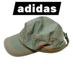 【y2k】adidas NEO オリーブグリーン ワークキャップ