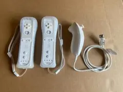 Nintendo Wii コントローラーセット – リモコン2本 + ヌンチャク