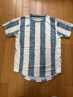 FINTA ビーチデザイン サッカーシャツ　Mサイズ