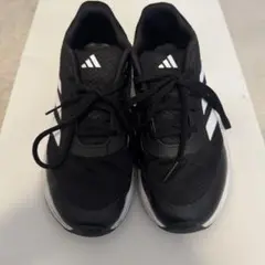 22.5cm adidas スニーカー 黒