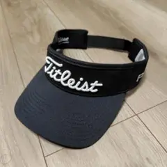 TITLEIST ツアーモデル サンバイザー PRO V1 (ブラック)