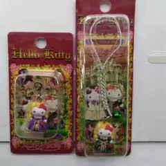 HELLO KITTY キティ 根付け ガラスの仮面 　5個　新品　レア HELLO KITTY キティ 根付け ガラスの仮面 5個 新品 レア