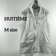 HUITIÈME レディースベスト M ホワイトa137②