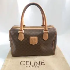 CELINE マカダム柄 ハンドバッグ