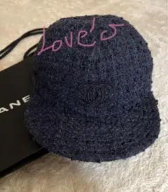 CHANEL 【新品】希少ツイードキャップ