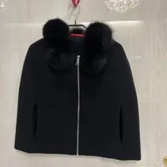 プラダファー付きボレロ