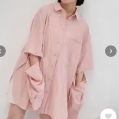 VANNIEU ピンク シャツ