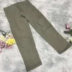 【chocol raffine robe】ゴムウエスト チノパン カーキ　L