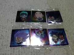 新品未開封　ドラゴンボール　超戦士シールウエハース超　激突の戦士たち　6枚セット