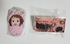ヒロアカ おくるみチャーム ヒーローバッジコレクション 麗日お茶子