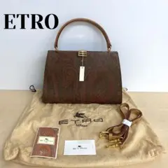 ETRO エトロ ペイズリー ハンドバッグ ショルダーバッグ B119