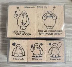 セリア　ベイマックス　スタンプ　コンプリート　はんこ
