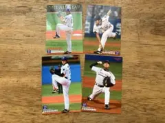 プロ野球チップス 佐藤由規カード4枚セット 東京ヤクルトスワローズ