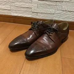【75%OFF_1度のみ使用極美品】イタリア製 セルビーノ 革靴 25㎝