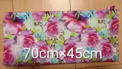 26★バラ柄生地 70cm x 45cm