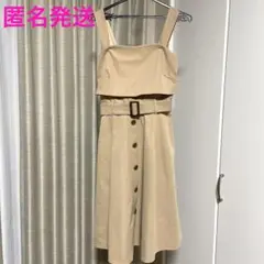 ジルバイジルスチュアート ジャンパースカート ワンピース ベージュ ブラウン