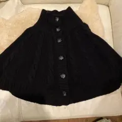Leilianレリアン カシミア100% ポンチョ