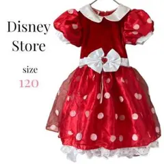 Disney Store ミニーちゃん ドレス ワンピース コスプレ 赤 仮装