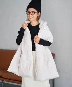 【エレストリオフ】VICTORIA DOWN HOODIE CAPE ストール