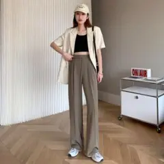 最終値下げ！ハイウエストカジュアルパンツ