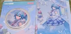 bilibili 初音ミク 雨音心地 アクリルクリアカード、特典缶バッジ