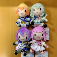 プロジェクトセカイ　カラフルステージ！初音ミク　ふわぷち　ミニぬいぐるみ　４個
