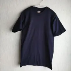【FRUIT OF THE LOOM】ネイビー 丸首半袖ティーシャツ S