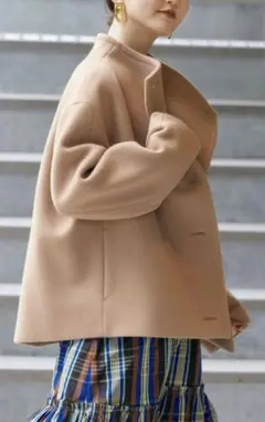 【新品未使用】IENA イエナ スタンドカラーショートコート