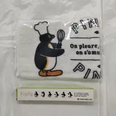 住友生命 ①ピングーキッチンタオル②ピングーＰＩＬＯＴボールペン