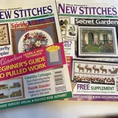 ⭐︎1533NEW Stitchesクロスステッチ刺繍 No72とNo78 2冊