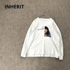 【インヘリット】ビッグロングT 長袖Tシャツ　スリット　ゆったり　大きめ　M