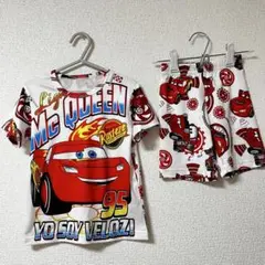 Disney カーズ　マックィーン　セットアップ　Tシャツ　ズボン　90cm