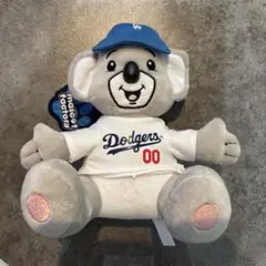 タグ付きMLBロサンゼルスドジャース コアラマスコット