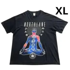 ALSTYLE NORTHLANE Tシャツ XL 黒 チャクラ ヨガ 梵